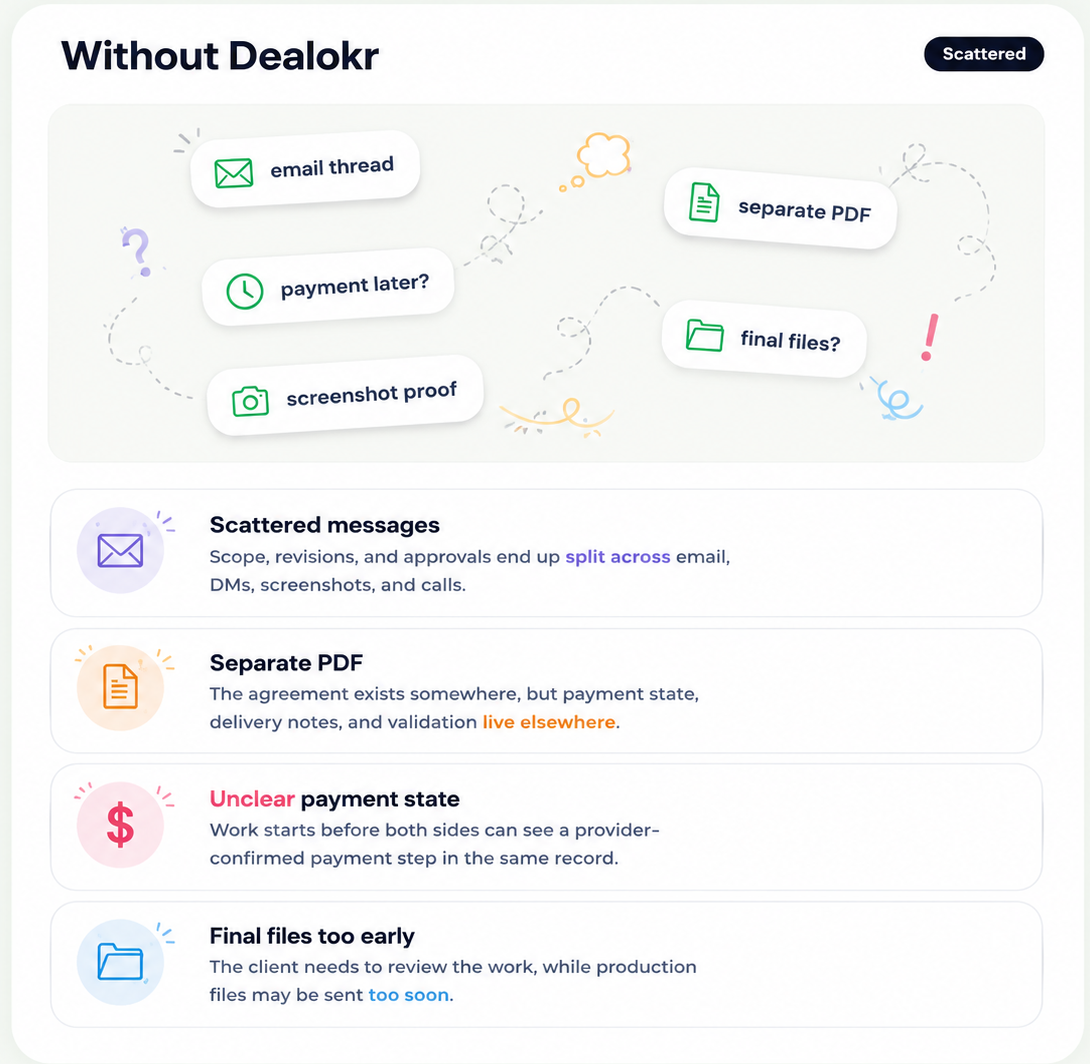 Without Dealokr