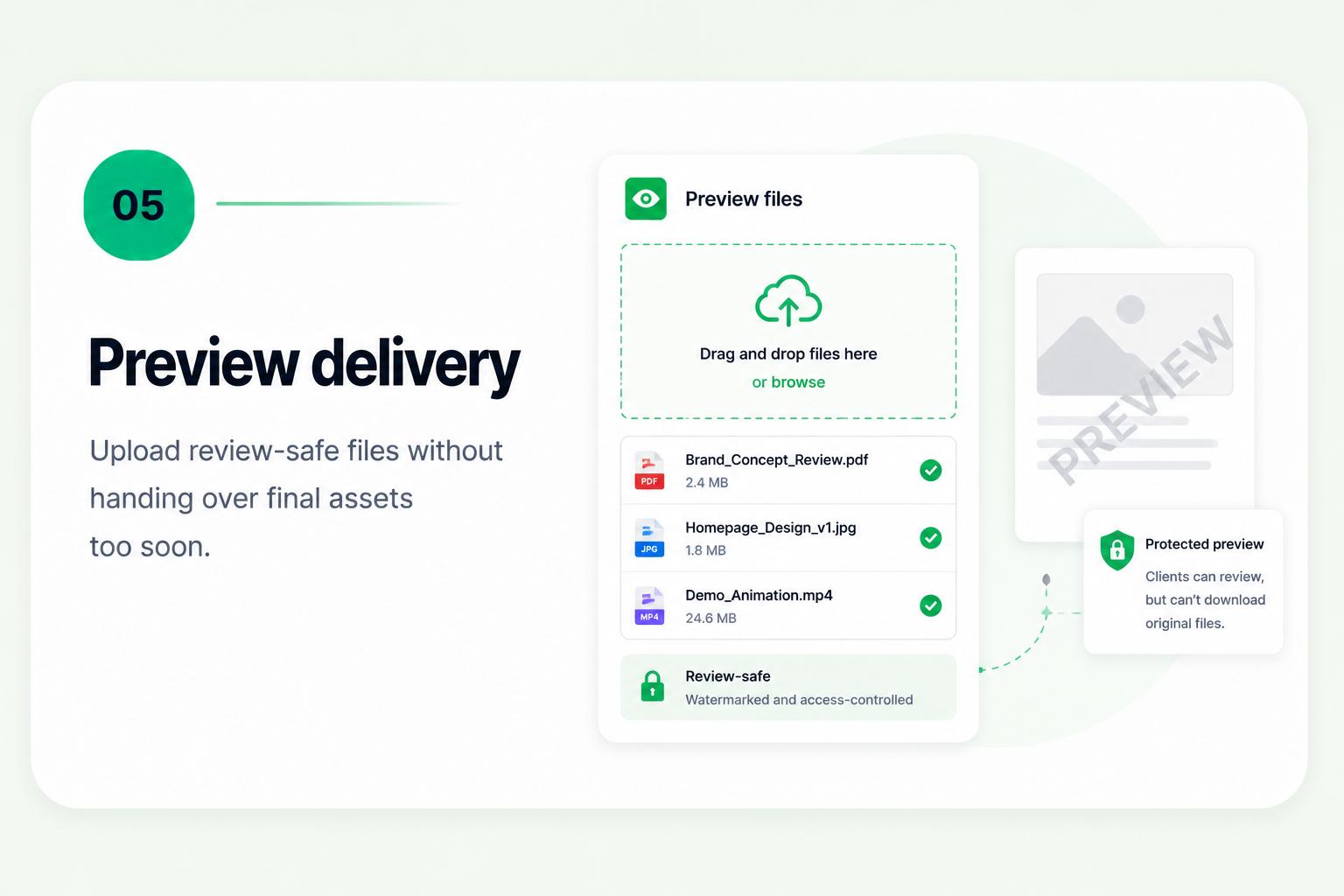 05. Deliver a preview